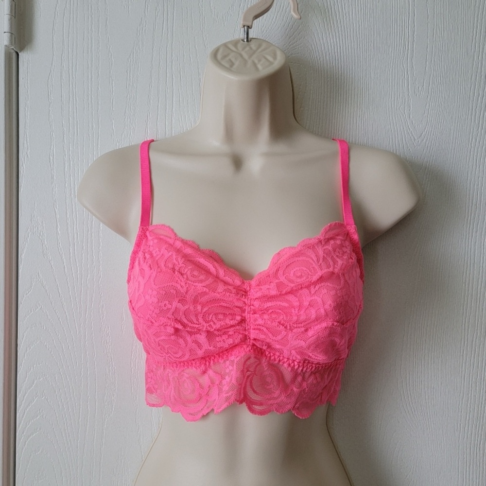 Pink Victoria's Secret Lace Bralette